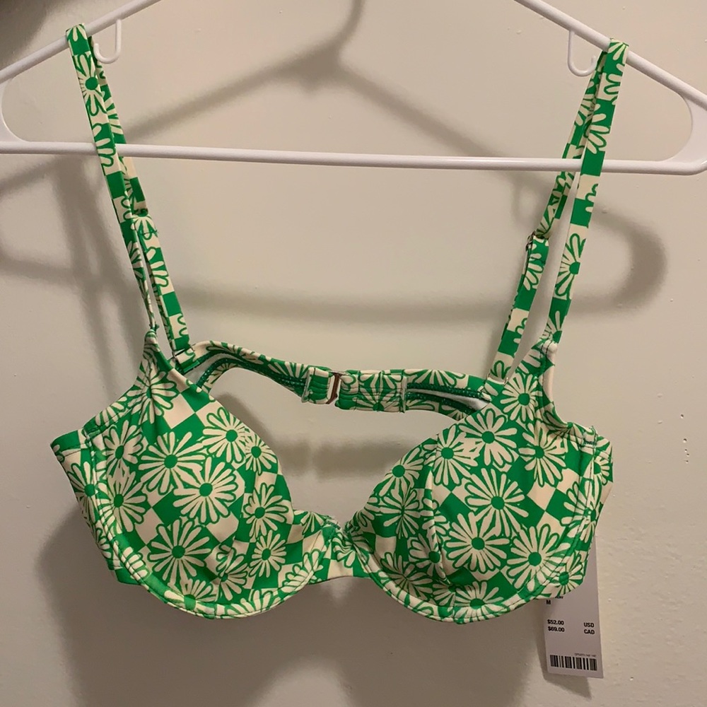 Out From Under Tenny Printed Undwerwire Bikini Top